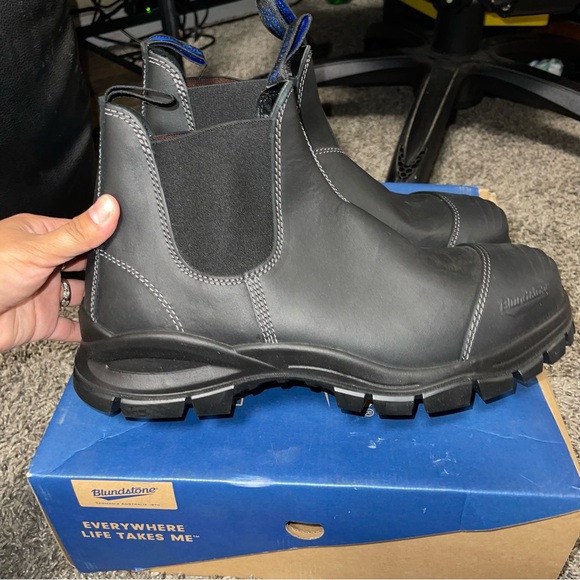 BLUNDSTONE 990 PUR - SAFETY-E/S-V CUT-SCUFF CAP Sz Men’s 13 main image 12